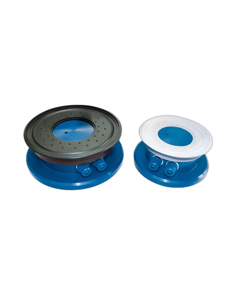 Round vacuum cups with self-locking support image 2